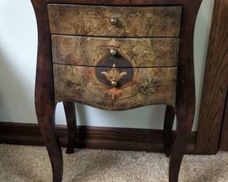 Painted 3-Drawer Accent Table