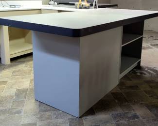 Open Shelf Workbench Table