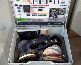 Festool Rotex Geared Eccentric Sander with Accessories