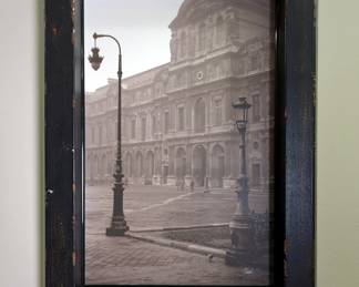 Paris Street Scene Framed Print