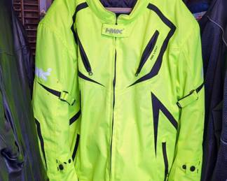 HWK Motorsports Apparel XXL Riding Jacket - Safety Green