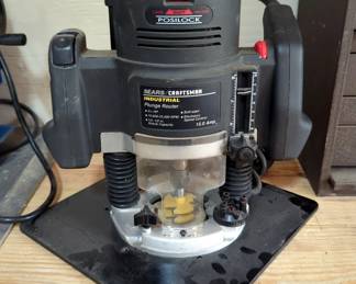 Craftsman Industrial Plunge Router - Model 315.275062 - 15.0 Amp