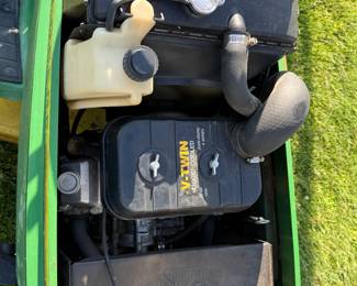 This is a V-Twin Gas Hydrostatic Riding Lawn Tractor!