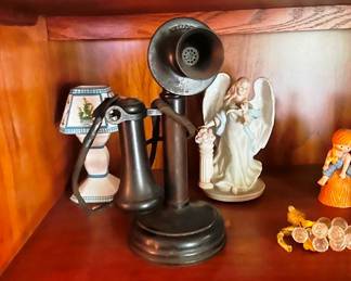 antique candlestick phone