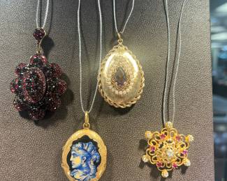 Vintage and Antique Pendants and Lockets