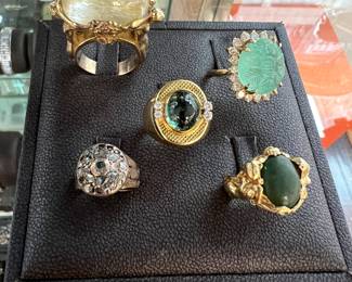 Vintage and Antique Cocktail Rings
