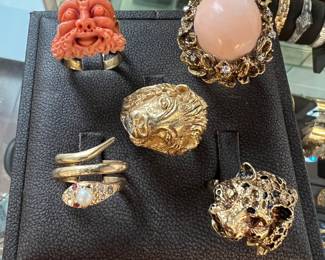 Vintage Cocktail Rings