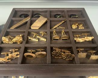 Vintage Cufflinks, Money Clips and Tie Clip