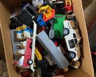 Toy cars, etc