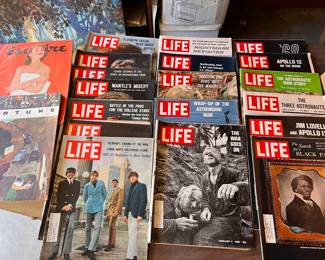 Vintage life magazines