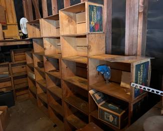 Vintage fruit crates