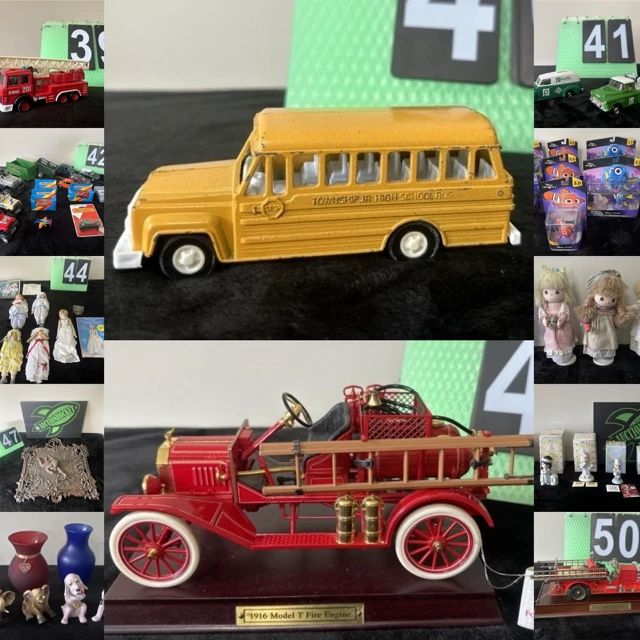 Franklin Mint, Die-Cast, Fire Trucks, Precious Moments, Disney, Vintage, ERTL, MATCHBOX, Yesteryear, Tootsie Toys, Disney, Fine Porcelain Sculptures, German Lippelsdorf
