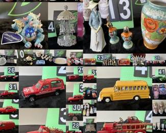 Franklin Mint, Die-Cast, Fire Trucks, Precious Moments, Disney, Vintage, ERTL, MATCHBOX, Yesteryear, Tootsie Toys, Disney, Fine Porcelain Sculptures, German Lippelsdorf