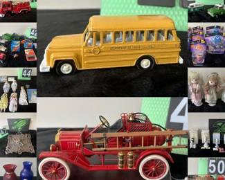 Franklin Mint, Die-Cast, Fire Trucks, Precious Moments, Disney, Vintage, ERTL, MATCHBOX, Yesteryear, Tootsie Toys, Disney, Fine Porcelain Sculptures, German Lippelsdorf