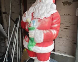 Vintage Blow Mold Santa