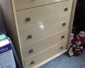 Midcentury Modern Blonde Dresser