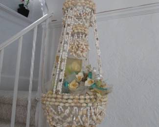 Seashell Hanging Planter
