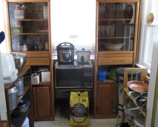 Oak Pantry Cabinets