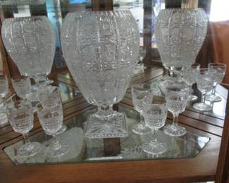 Brilliant Queens Cut Crystal Vase