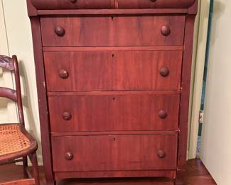 Empire Revival Chest of Drawers