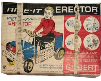Vintage Erector Ride On Toy Set