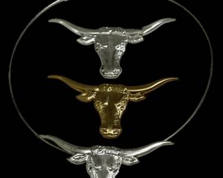 Longhorn Pendants and Choker