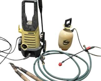 Power Washer and Garage Items
