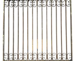Rustic Iron Patio Decor