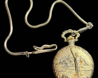 Statue of Liberty Pocket Watch
