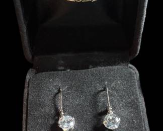 Sterling Silver CZ Earrings