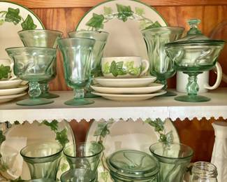 Lots of China and Glassware