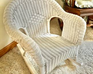 Child's Wicker Rocker