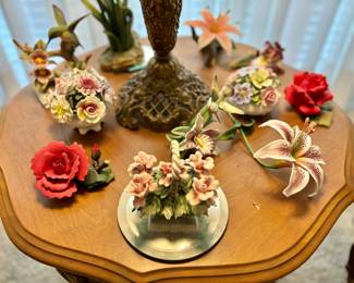 Collection of Bisque Flowers