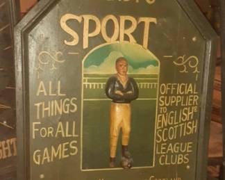 LG0004 Sandy Sport Supplier to English Scottish Club Tavern Pub Bar Sign