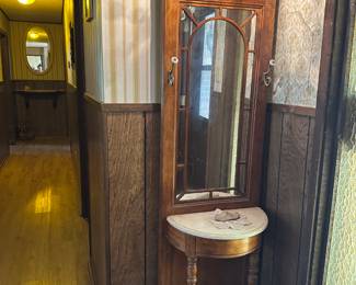 Antique hall tree