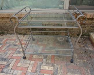 Brown Jordan serving cart