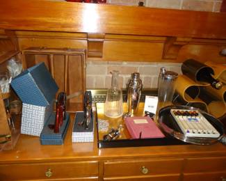 Lots of cool bar ware