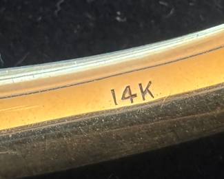 14K Gold Bangle