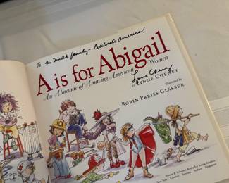 "A is for Abigail" Autographed by Lynne Cheney