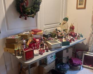 Large Collection of X-Mas Holiday Decorations