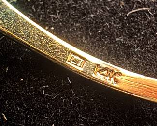 14K Gold & Diamond Engagement Ring