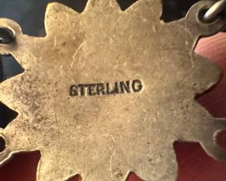 Sterling Silver with Coral Bracelet