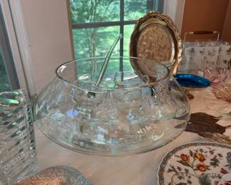 MCM Punch Bowl with Glasses