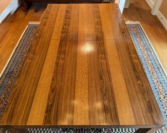 Dyrlund Danish MCM Rosewood Rectangular Dining Table (39"W x 65"L x 28"H with 1 Leaf 23-1/2"L)