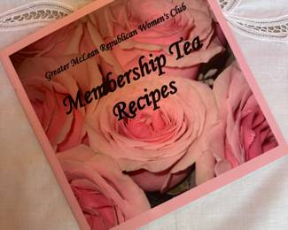 "Greater McLean Republican Women's Club Membership Tea Recipes" Autographed by Betsy McIntire