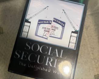"Social Security - The Unfinished Work" Autographed by Charles Blahous