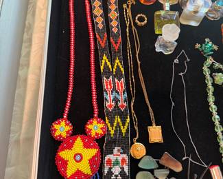 Native American Glass Beaded Necklaces