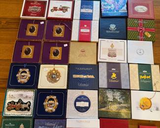 Large Collection of White House Christmas Oraments
