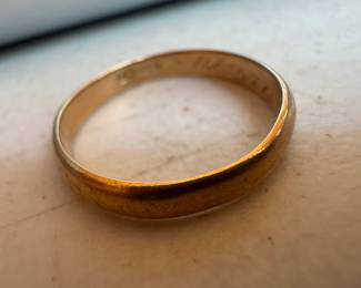 14K Gold Wedding Band