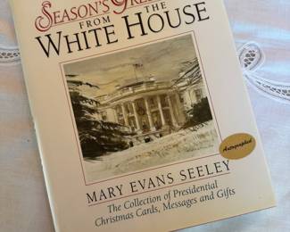 "Season's Greetings from the White House" Autographed by Mary Evans Seeley